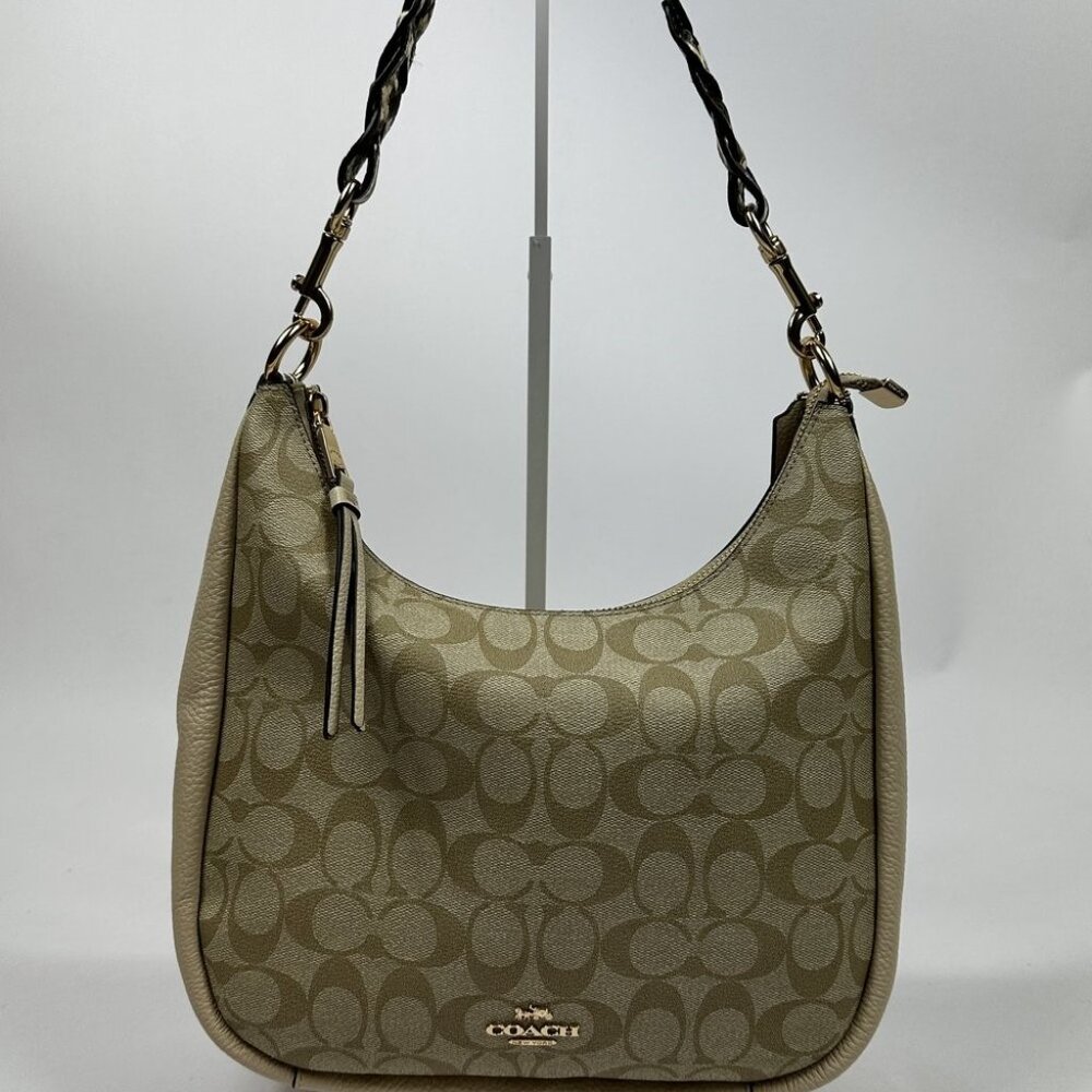 NWOT Coach Jules Hobo Shoulder Bag in Signature Canvas